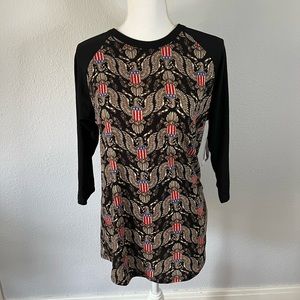 NWT Lularoe American Flag Eagle Randy